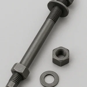 Angkur ST41 M22x450x48 mm, c/w 2 Mur + 1 Ring Plat